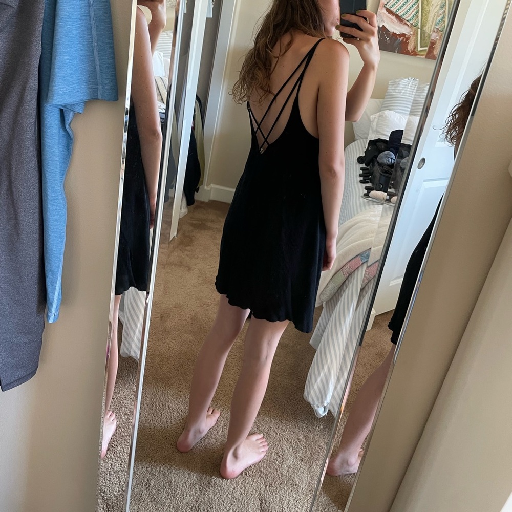 Elan open back dress or pool coverup